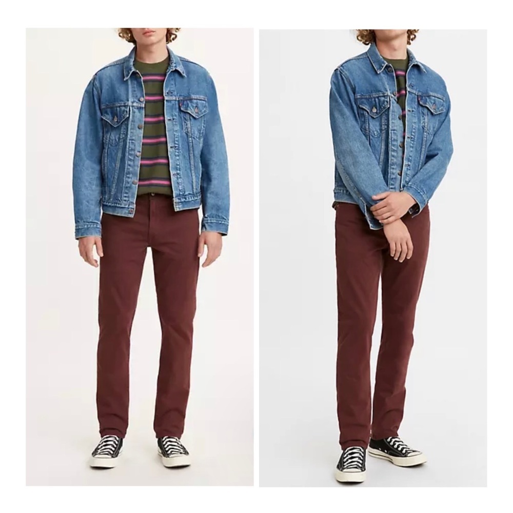 Levi’s 511 Slim Wine Red Big Boys Jeans/Sz:16/28x28/NWT